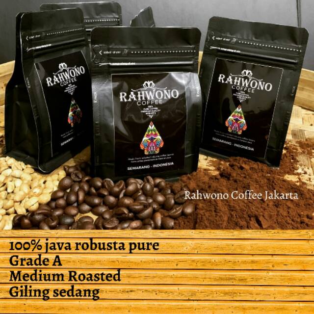 

KOPI ROBUSTA BUBUK PREMIUM MURNI 150gr / JAVA COFFEE / RAHWONO COFFEE ROBUSTA BUBUK 100% PURE)