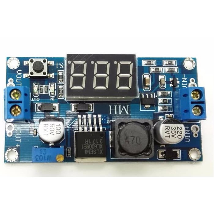 DC-DC STEP UP VOLTAGE BOOSTER XL6009 LED DISPLAY VOLT METER