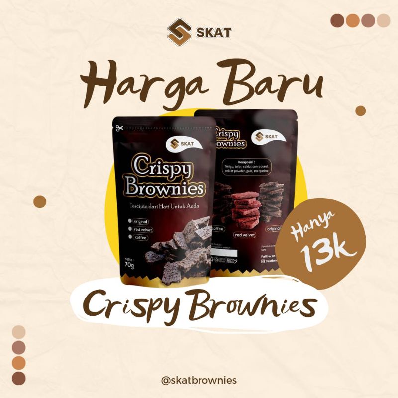 

CRISPY BROWNIES SKAT BROWNIES