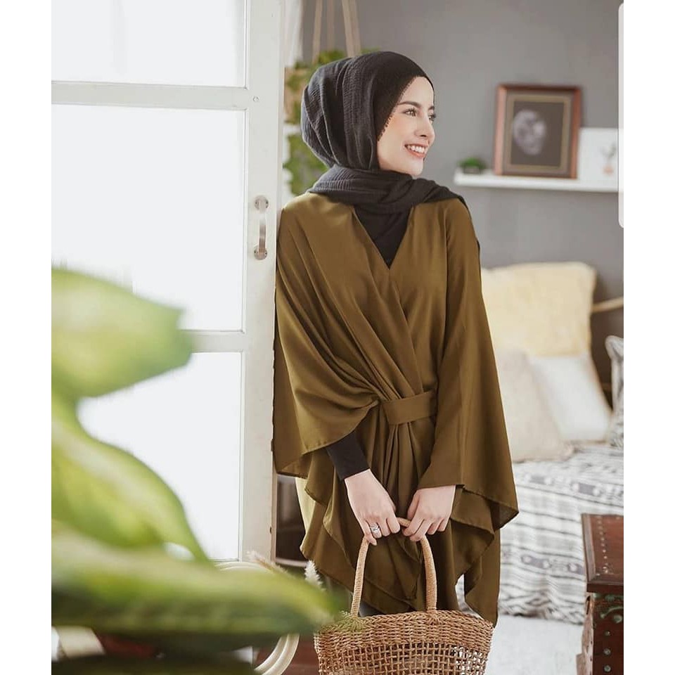 Baju Atasan Irish Outer Cardigan Moscrepe