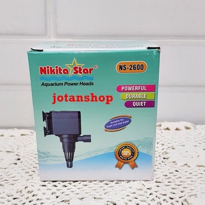 NIKITA STAR NS 2600 NS2600 Power Head Mesin Pompa Aquarium Aquascape kolam hidroponik