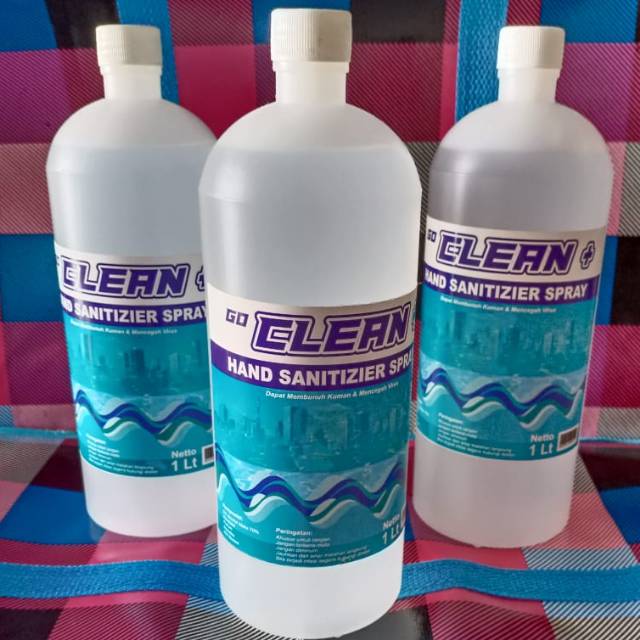 Hand sanitizer cair 1Lt Go Clean+