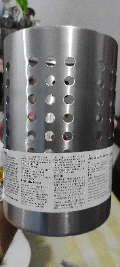 Tempat Sendok Tempat Peralatan Dapur Stainless Steel Makan Masak Serbaguna