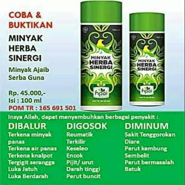 MINYAK HERBA SINERGI HPAI