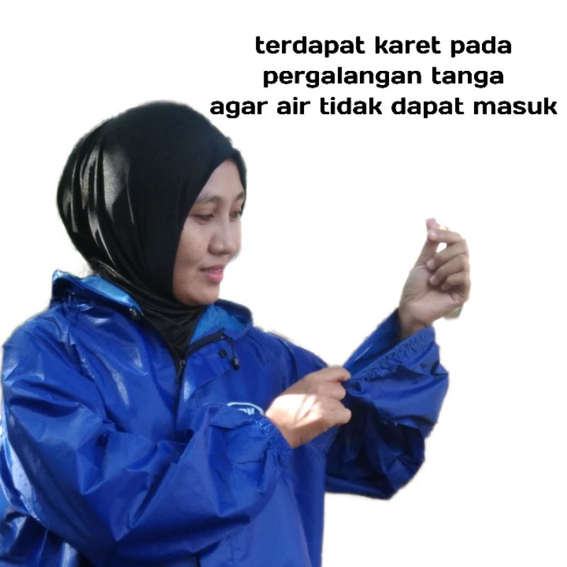 JAS HUJAN RAINCOAT MANTOL BY ADK setelan jaket celana untuk pria dan wanita murah bahan parasit balon/pentil berkialitas