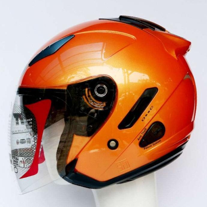 Helm KYT Galaxy Slide Double Visor