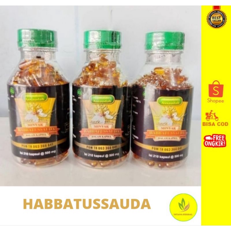 KAPSUL MINYAK HABBATUSSAUDA/KAPSUL HABBATUSSAUDA/KAPSUL HABBATUSSAUDA OIL/HABBATUSSAUDA/MINYAK HABBA