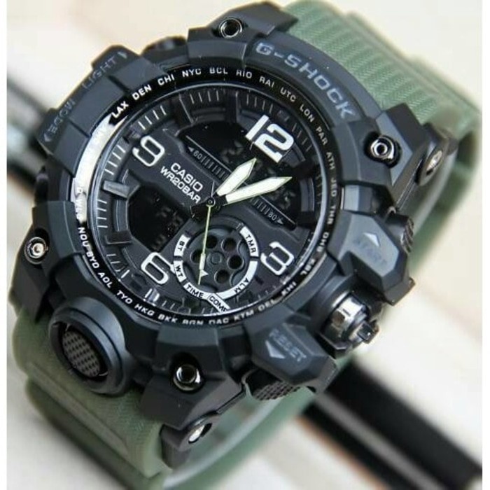 MURAH MERIAH G SHOCK GG 1000 GSHOCK GG1000 TOMBOL TALI HIJAU ARMY   Hijau Tua Berkualitas