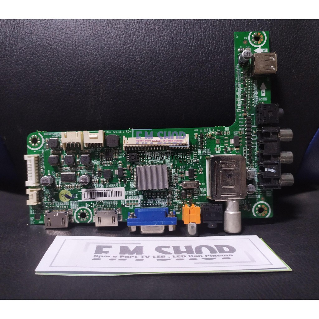 Mainboard TV PLD 40T552 - MB TV Polytron 40T552 - Mesin TV PLD40T552