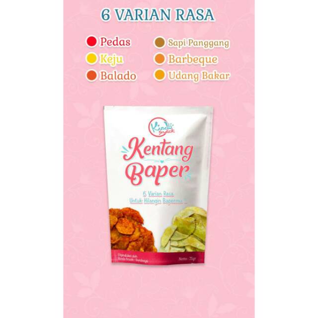 

Kentang Baper - cemilan / makanan / keripik / snack