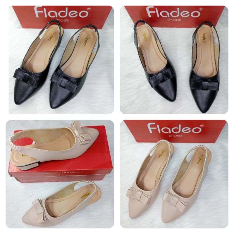 Sandal Sepatu wanita perempuan kekinian Branded Fladeo Original casual kerja zet130322012