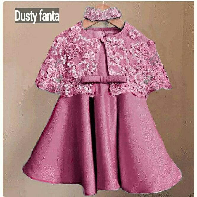 FWG - DRES KELLY POLOS / DRESS ANAK PEREMPUAN / DRESS ANAK / BAJU ANAK PESTA / DRESS