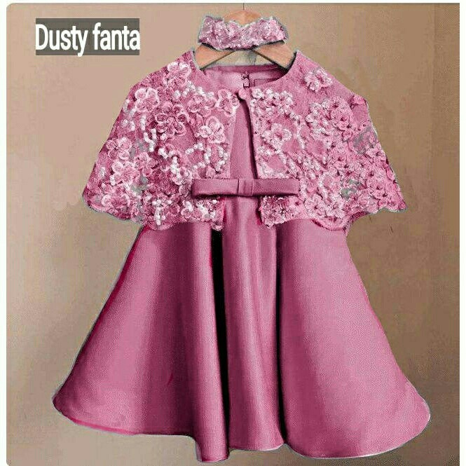 FWG - DRES KELLY POLOS / DRESS ANAK PEREMPUAN / DRESS ANAK / BAJU ANAK PESTA / DRESS