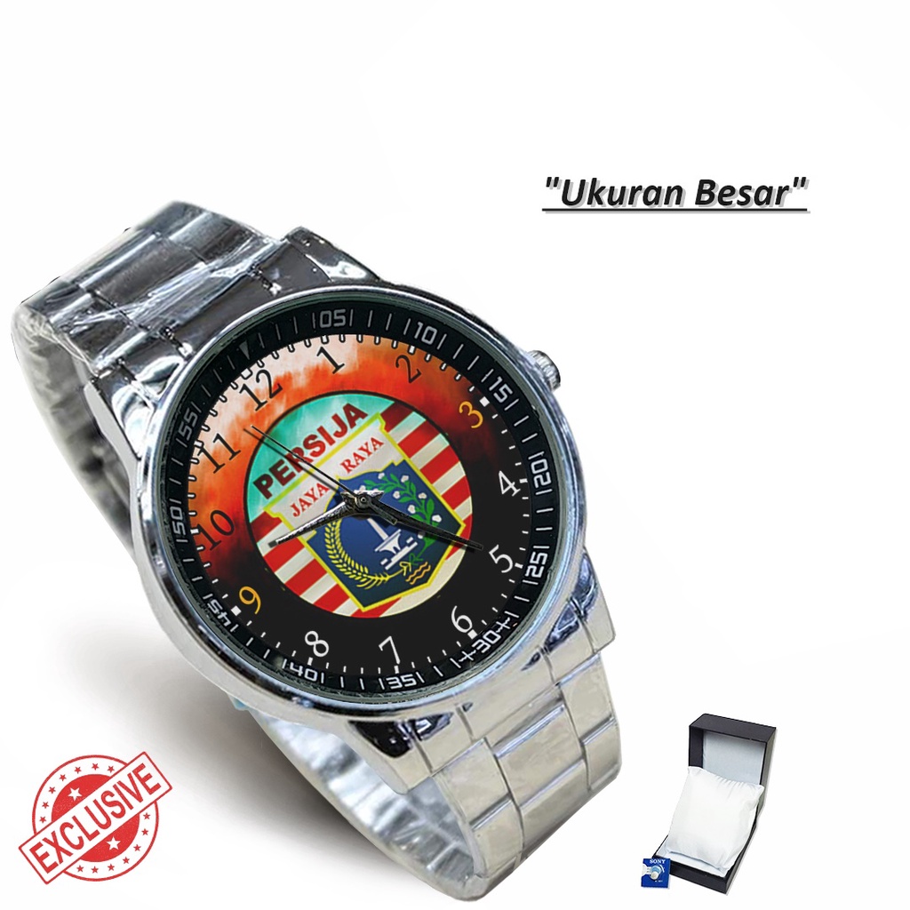 Jam Tangan Rantai Couple PERSIJA JAYA RAYA (Awesome)