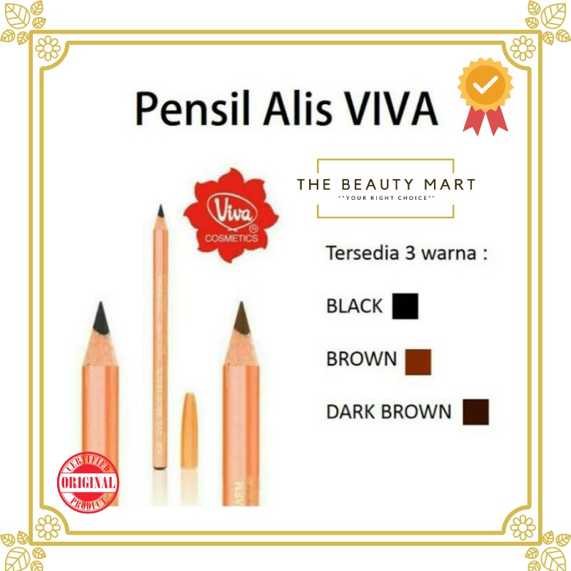 Pensil Alis Viva 100% Original