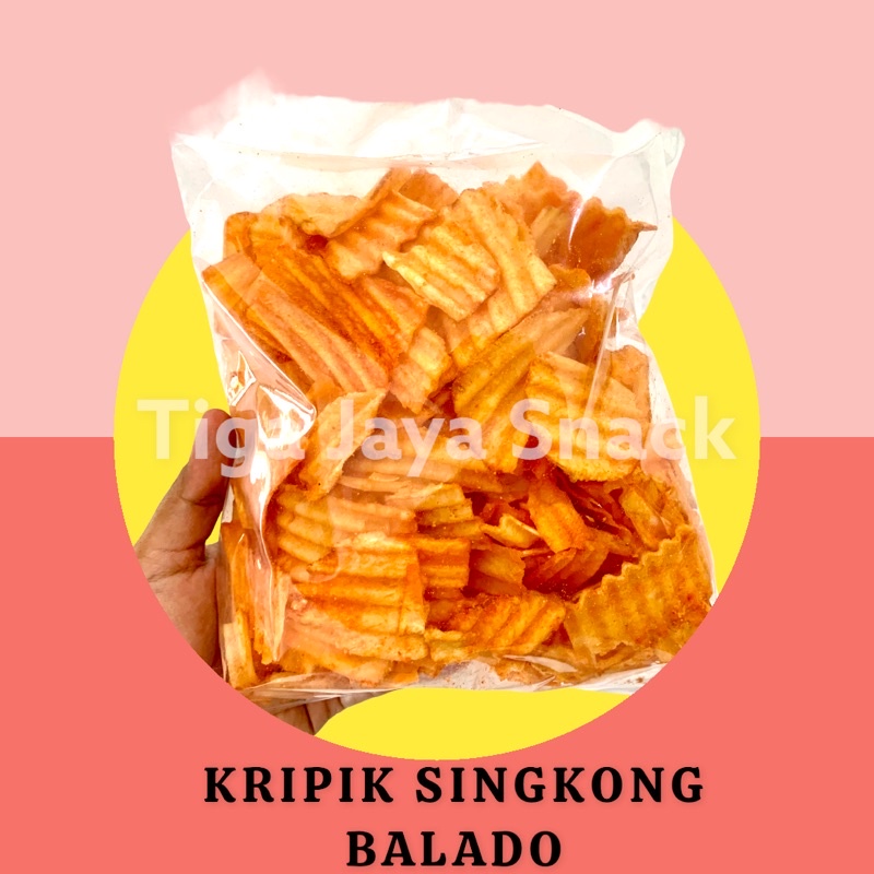 

KRIPIK SINGKONG BALADO 250gram/ANEKA KRIPIK/CEMILAN KRIPIK/KRIPIK PEDAS/CEMILAN KILOAN