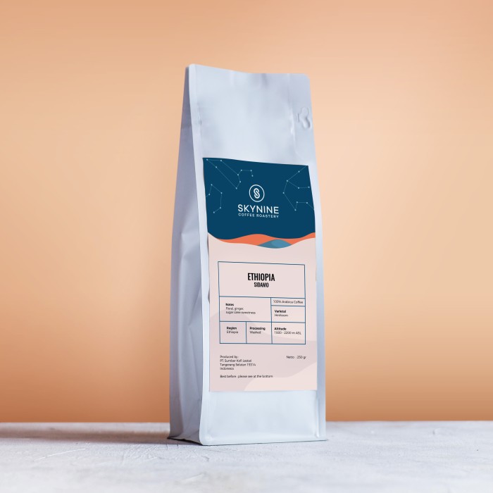 

PROMO KOPI ARABIKA - ETHIOPIA SIDAMO - ROASTED BEANS 250 GRAM - BIJI KOPI UTUH, 250gr