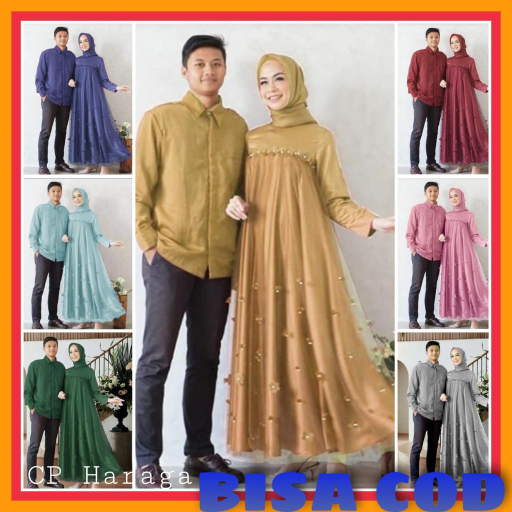 Baju Couple Pasangan Terbaru 2021 Batik Gamis Pesta Brukat Kondangan Kapel Keluarga Suami Istri Cocok Buat Kondangan Lamaran Pengantin