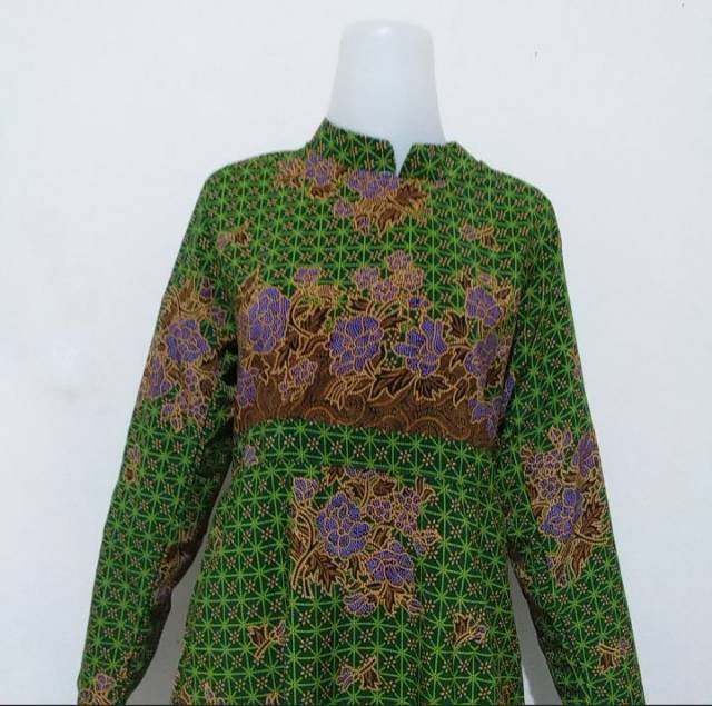 Gamis Seragam Muslimat Batik NU Asli,Baju Gamis Terusan Seragam Batik Muslimat NU Original