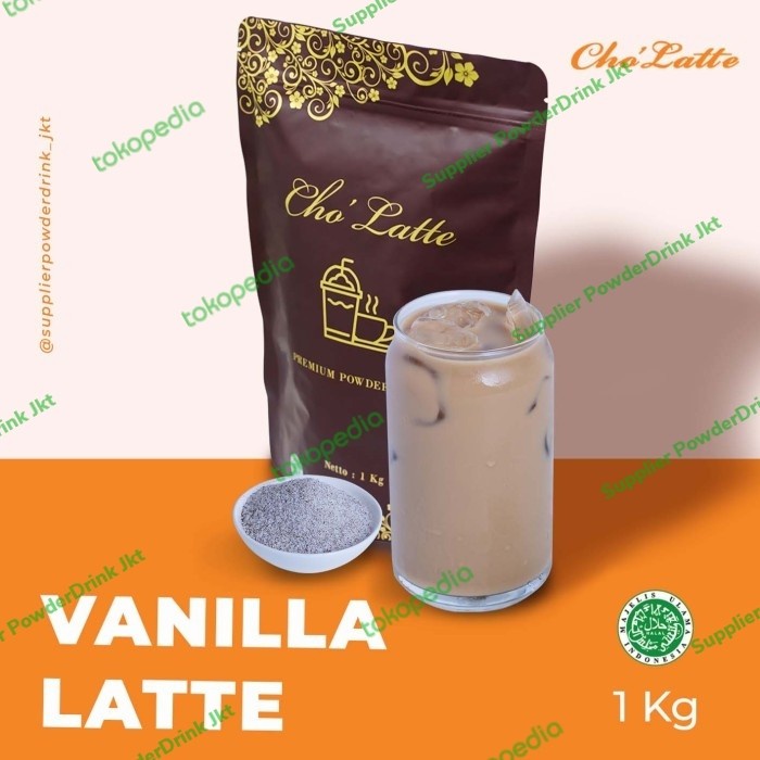 

VANILLA LATTE CHOLATTE POWDER BUBUK MINUMAN RASA VANILLA LATTE