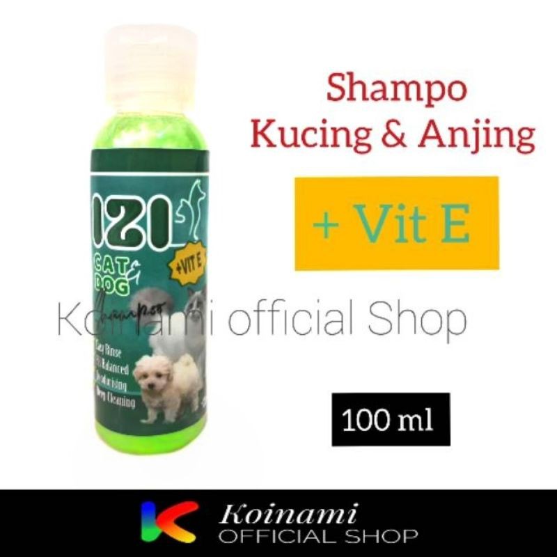 IZI SHAMPO + VITAMIN E 100 ML / SHAMPO KUCING ANJING / TALI MAS