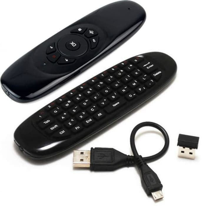 Mini C120 2.4G Wireless 6-Axis Gyroscope Air Mouse Remote Keyboard TV