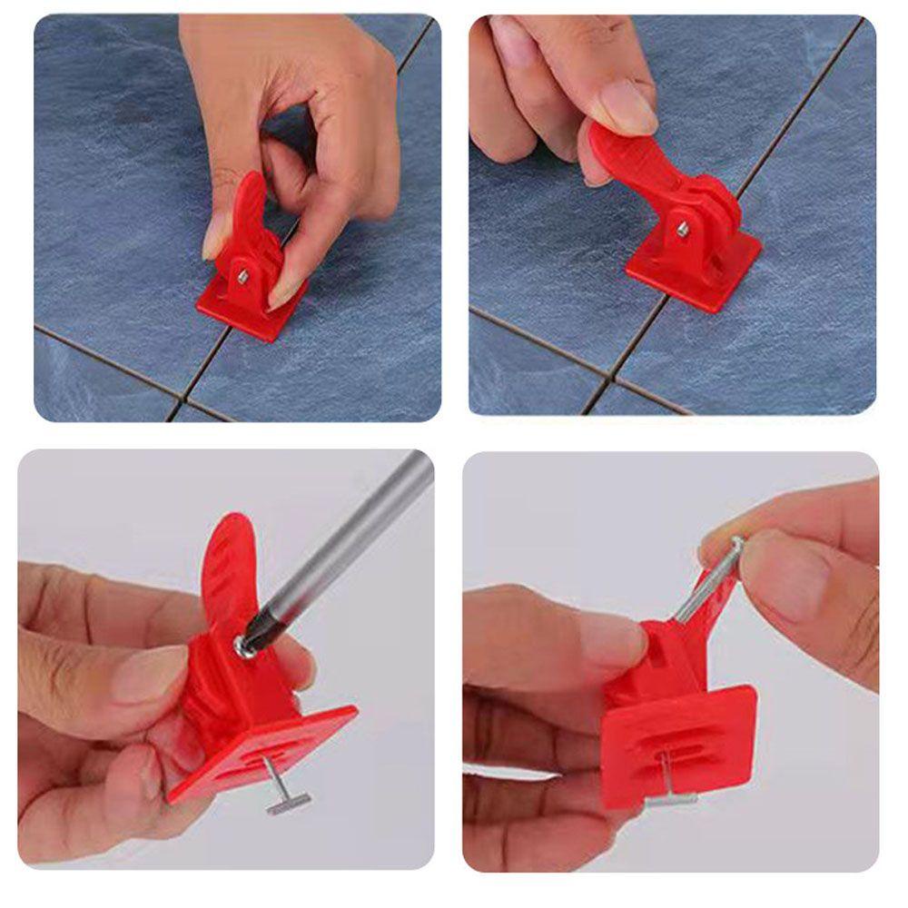 Solighter Wedges Tile Leveling Reusable Spacers Plier Adjustable Tile Leveling System