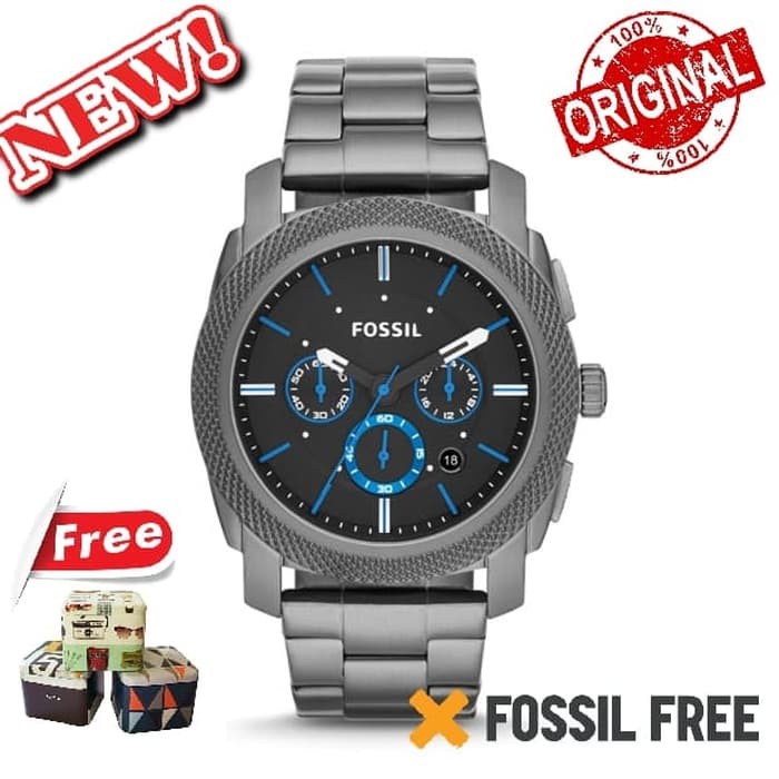 Cashback Jam Tangan Pria Fossil FS4931 - FS 4931 Quartz Stainless Steel Jam Tangan Pria Keren Bayar 