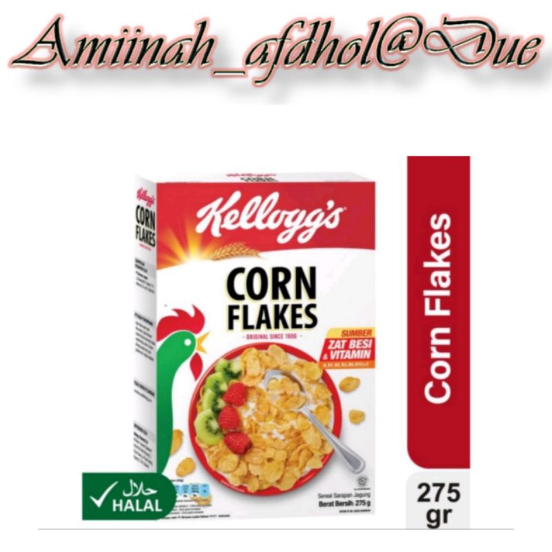

KELLOGG'S Corn Flakes Sereal [ 275gr ]