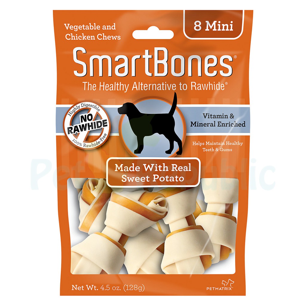 

Pet Republic Dog Snack Dental SMARTBONES Dental Chew Sweet Potato