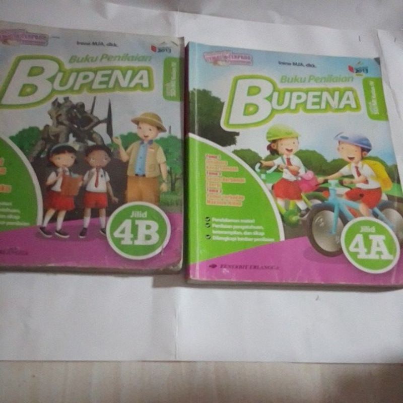 6 buah BUKU BUPENA KELAS 4A.4B dan 1A.1B.1C.1D