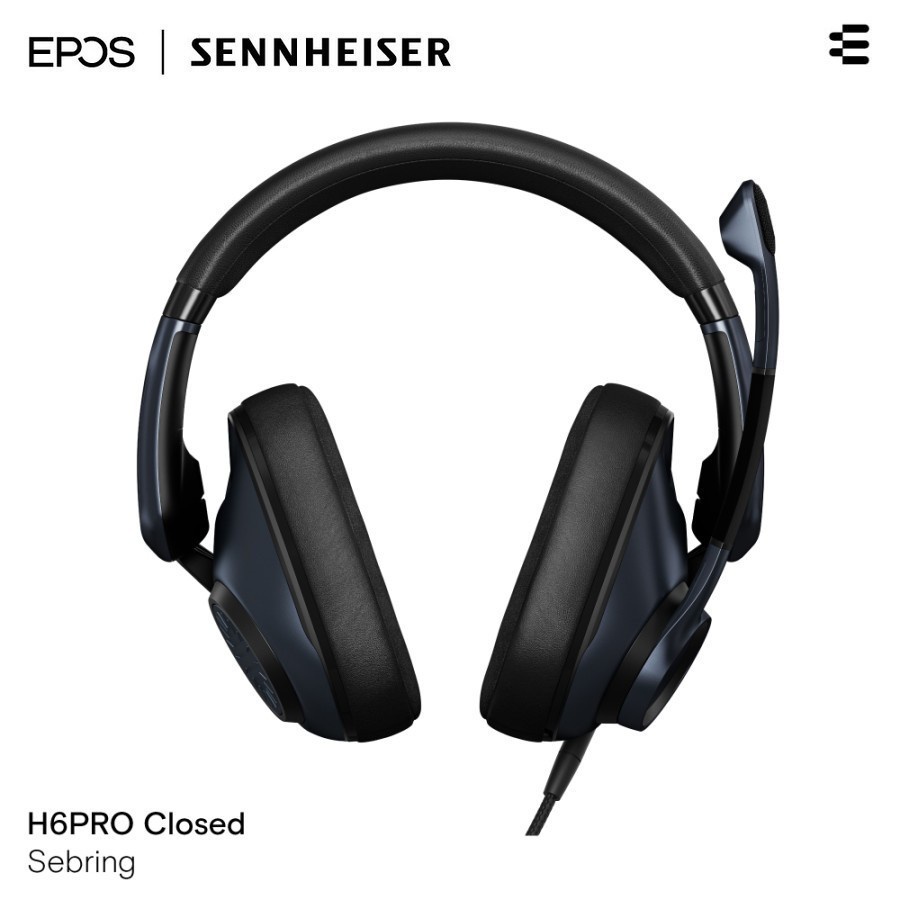 EPOS H6 PRO Closed Acoustic Gaming Headset BLACK