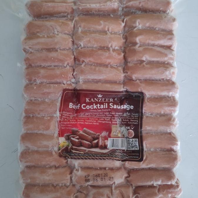 

windytriastuti13 Kanzler beef cocktail sausage 1kg TERLARIS TERPERCAYA ORIGINAL