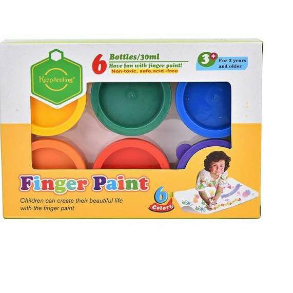 

✾ Mainan Anak Cat Lukis : Washable Finger Paint / Cat Air ℮