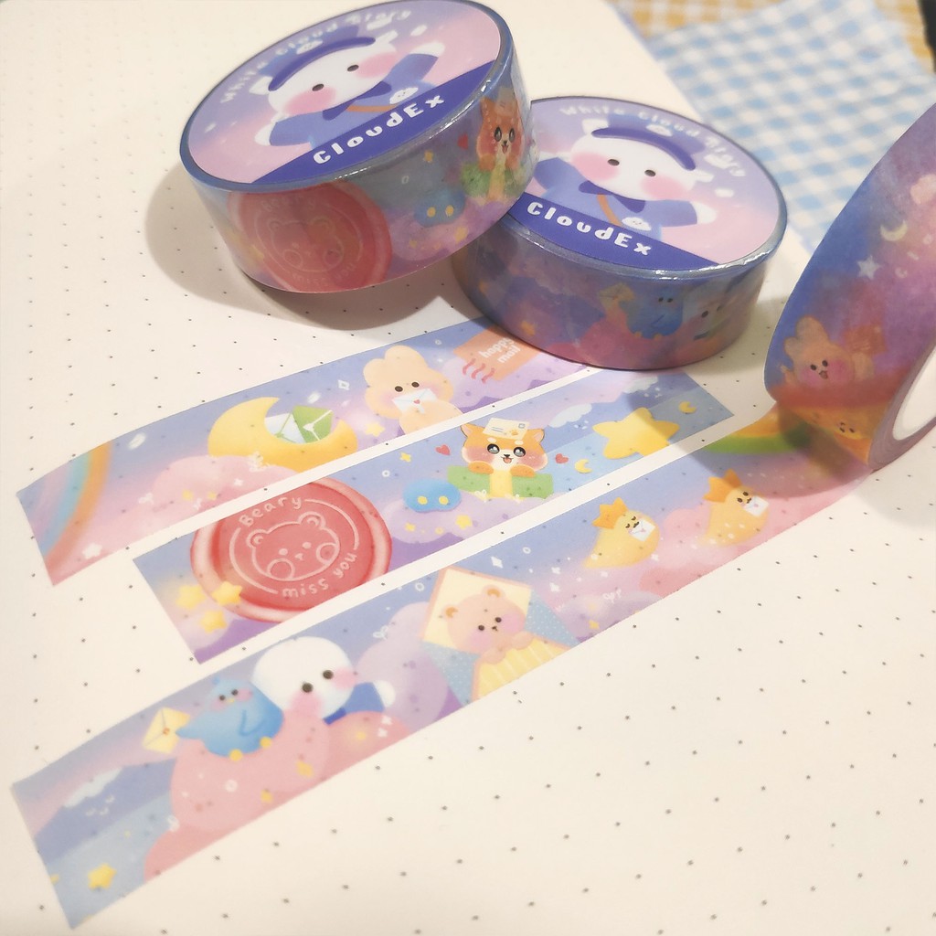 

Cloudex Mail Washi Tape Paper Masking Selotip Deco Penpal Letter Surat
