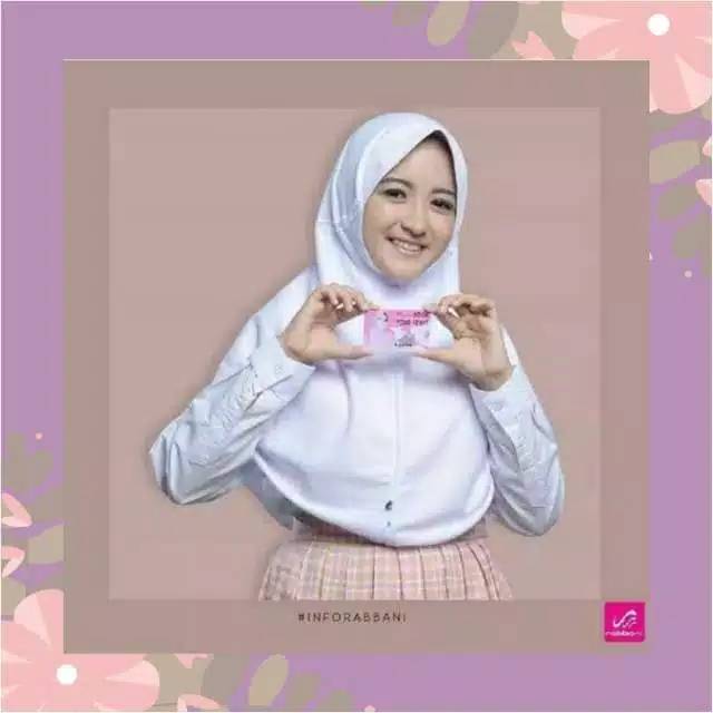 JILBAB SEKOLAH SD /MI Jilbab Instan Serut Atas