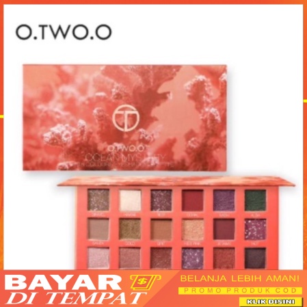 O TWO O Palet Eyeshadow Isi 18 Warna Glitter DJ 9995