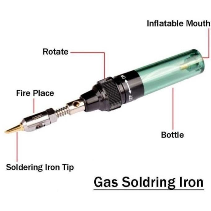 Ready Solder Gas Portable Solder Pena Gas Iron Soldering Korek Gas