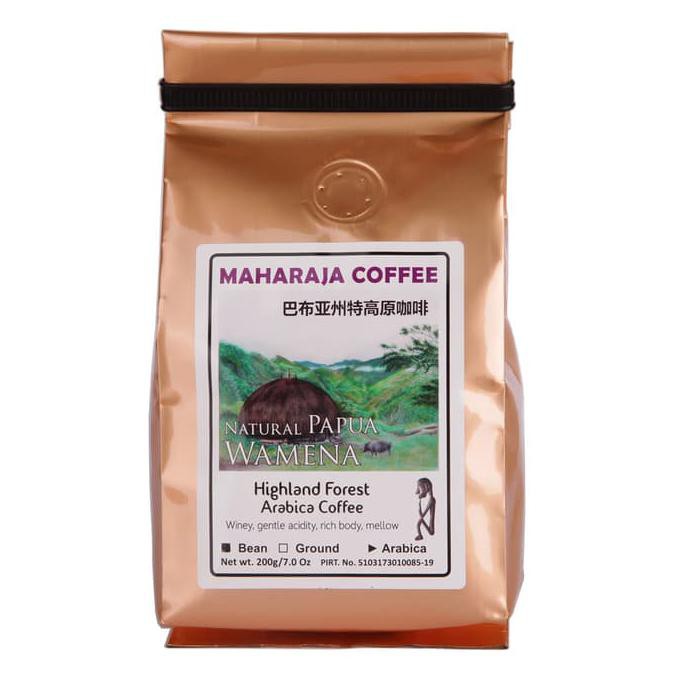 

Kopi Papua wamena 200g biji Maharaja Coffee
