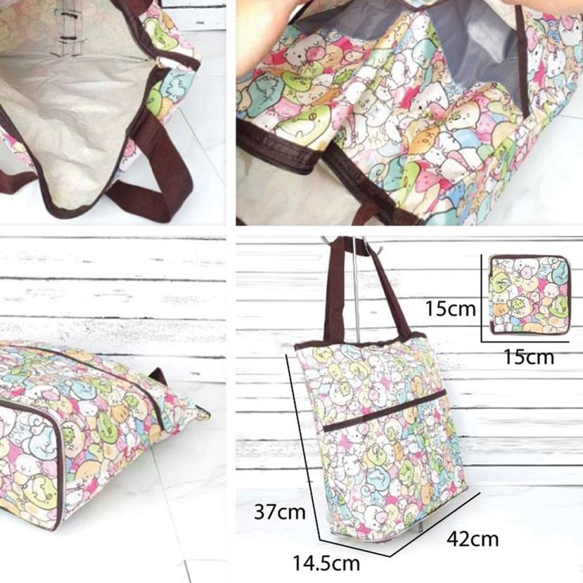 ♠ Tas Belanja Lipat / Tas Belanja Lipat Resleting / Tas belanja / Travel bag / Tas travel - Series 1