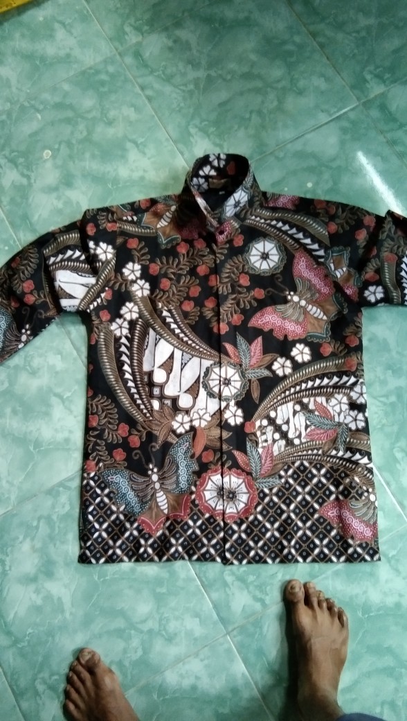 Batik Pria Lengan Panjang Modern Kemeja Batik Pria Lengan Panjang Slim Fit Atasan Batik Rba009