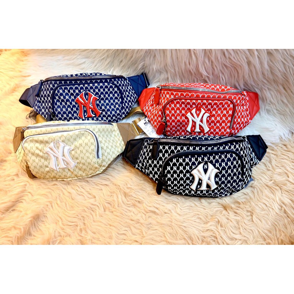 Waistbag NY Monogram MLB Korea Shopee Indonesia