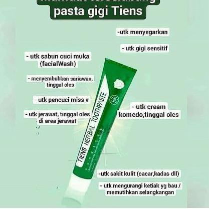LES Orecare Tiens Toothpaste Odol Herbal Pemutih Gigi Mulut Super Whitening Original Pasta Gigi Tian