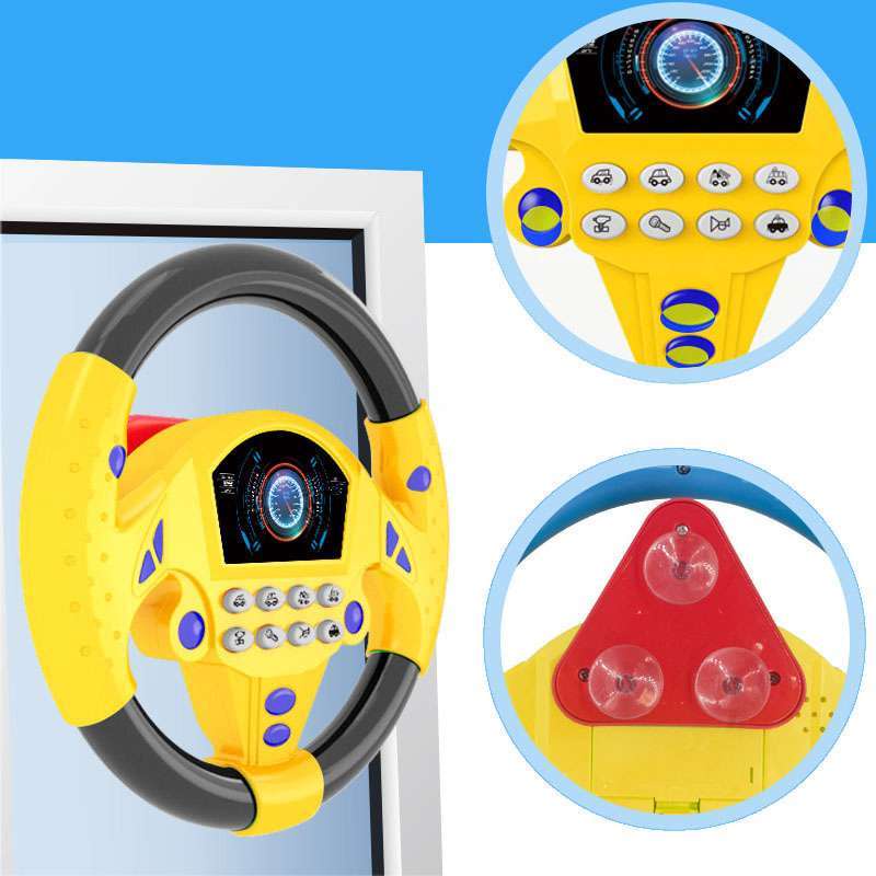 Mainan Edukasi Music Steering Wheel Anak. Mainan Setir Mobil