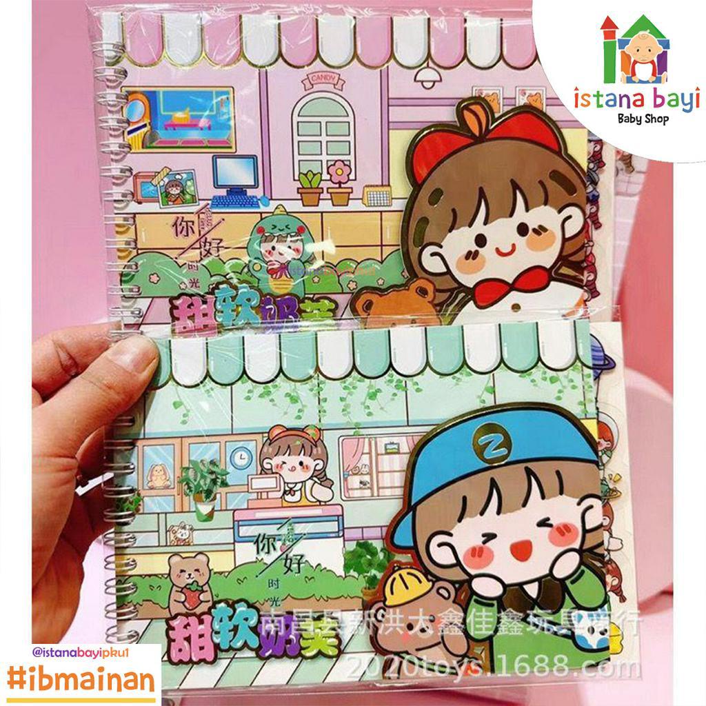 Sticker Momo Pack Mini / Sticker Momo Book - Mainan Sticker