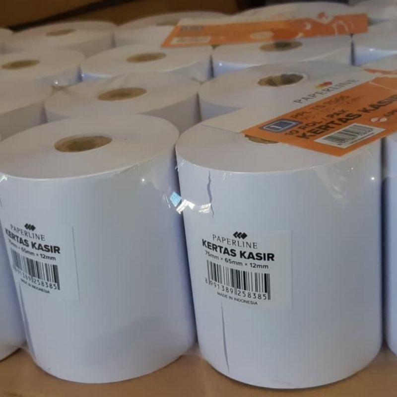 

Kertas Kasir/Telstrook/Struk PAPERLINE 75 x 65 mm 2ply NCR