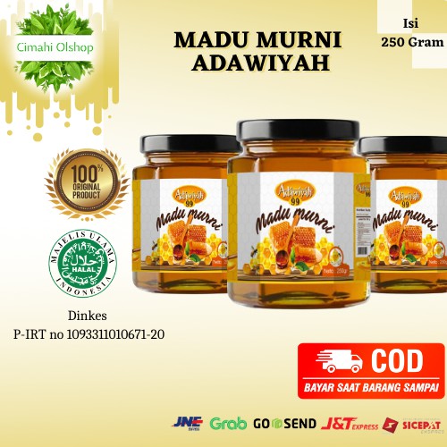 

MADU MURNI ADAWIYAH 99 PLUS ROYAL JELLY|MENINGKATKAN DAYA TAHAN TUBUH|MENURUNKAN KOLESTROL|