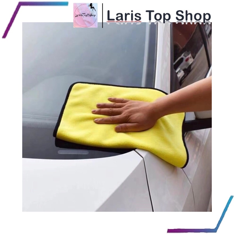 Kain Lap Microfiber Car Wipe Cloth Universal 30 x 30 cm Serba Guna / Towel Mikrofiber Mobil Motor Towel Serbaguna Halus / Lap Microfiber Mobil Dapur / Kain Lap Micro Fiber 2 Sisi Mobil dan Motor Original