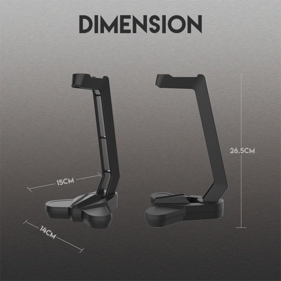 Fantech TOWER AC3001 Black Headset Stand