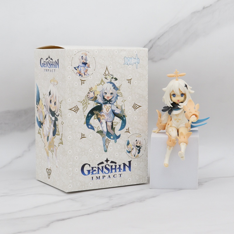 Mainan Action Figure Model Anime Genshin Impact Paimon Kawaii Untuk Hadiah Ulang Tahun Anak Perempuan